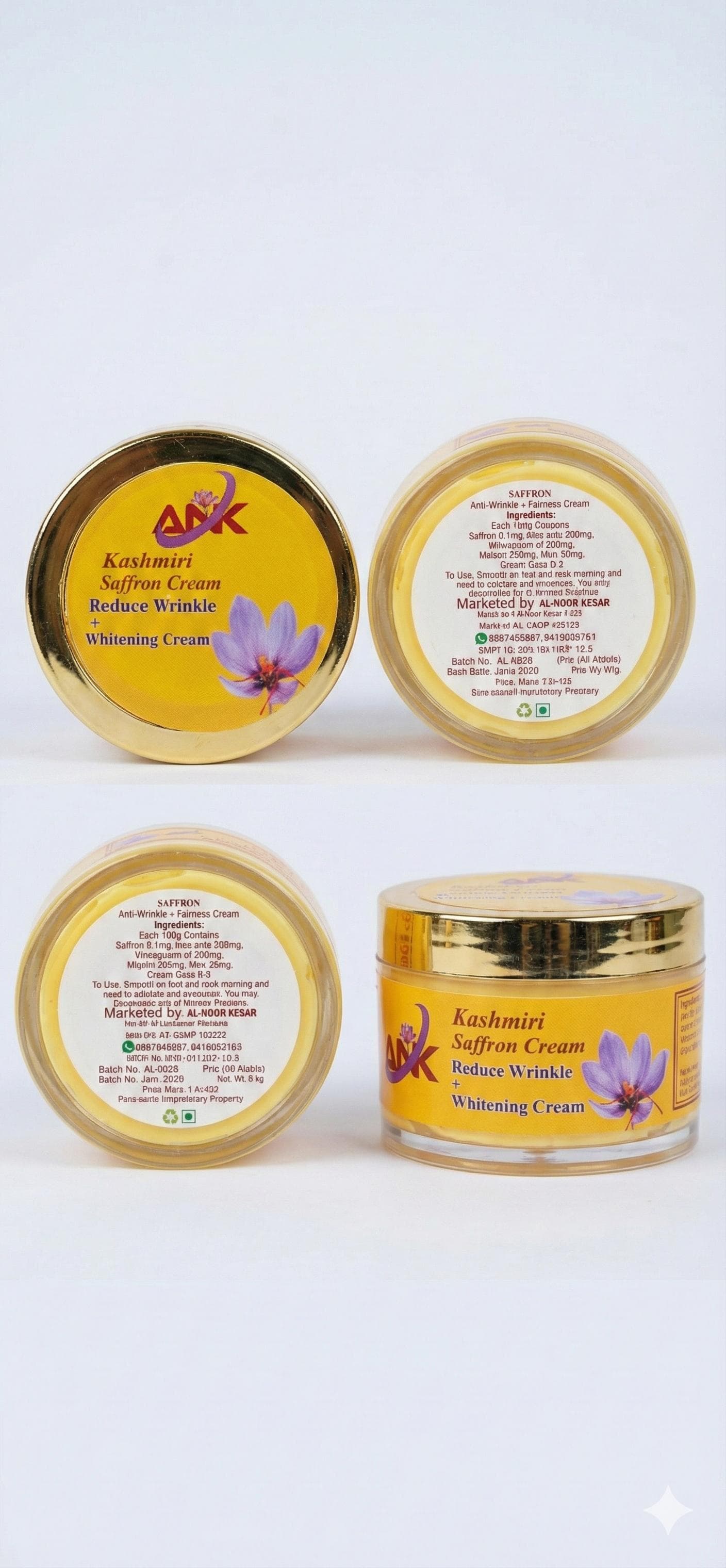 Kashmiri Saffron Cream